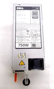 Alimentation Redondante De 750 Watts Dell D750E-S1 Pour Serveur Poweredge - Photo 1/3