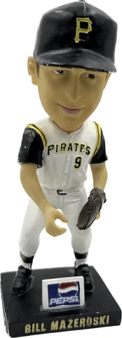 BILL MAZEROSKI SGA Bobblehead- 2006- Pittsburgh Pirates bobble head Cover