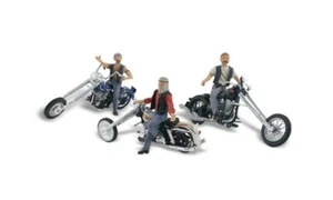 AS5344 Motards moto diorama decor Train N 1/160 - Imagen 1 de 1