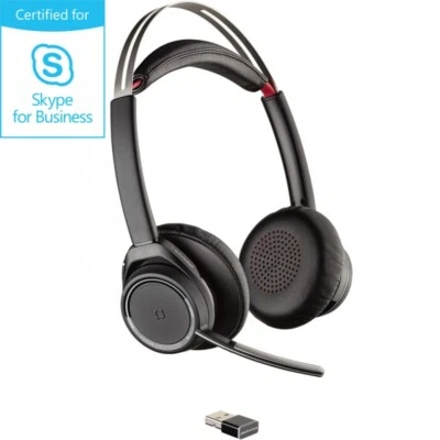 Plantronics Voyager Fokus UC B825-M Stereo Bluetooth Headset Ohne Ständer - Bild 1 von 3
