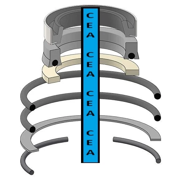 272769 Kit de sellado de cilindro hidráulico para New Holland L225 L325 L425 L445 Foto 1 de 1