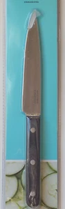MARTHA STEWART 5 in UTILITY KNIFE STAINLESS STEEL CUTLERY WOOD HANDLE NEW - Picture 1 of 4