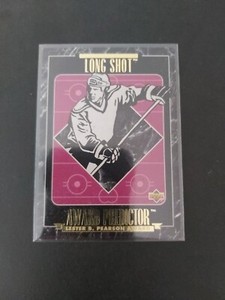 95-96 Upper Deck Long Shot Award Predictor Retail Redeemed Gold #rr50 Pearson