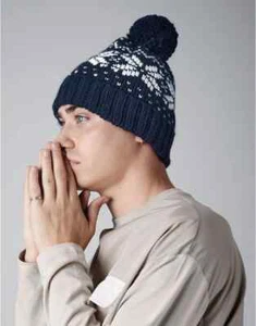 Beechfield Fair Isle Snowstar Beanie - Picture 1 of 8