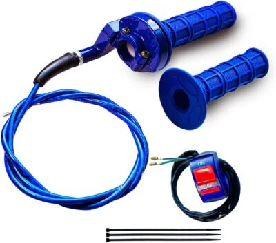 YRHHBYH 7/8 22mm Twist Throttle Accelerator Handle Grips for Pit Bike Mini Bike Throt...