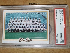 1978 Topps #626 Blue Jays Team Toronto Blue Jays PSA 10 GEM MINT 81814575 - Bild 1 von 2