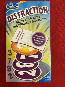 Distraction Thinkfun Game of Memory and Hilarious Diversions New/Sealed w./flaw - Picture 1 of 11