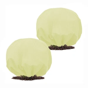Two Pack NonWoven Plant Covers for Winter Frost Protection Outdoor Insulation - Picture 1 of 17