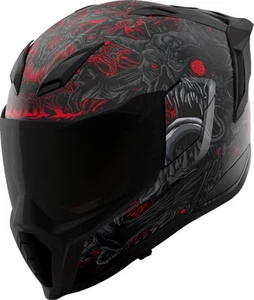Casco de motocicleta Icon Ultraflite Misanthrope MIPS negro - Imagen 1 de 4