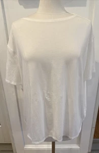 Lululemon Swiftly Tech SS Short Sleeve Crew Top Women’s 10 XL White - Picture 1 of 7