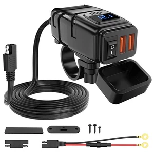 6.8A 3.0 Dual USB Cargador Móvil Moto Accesorios Moto J5O68915 - Imagen 1 de 8