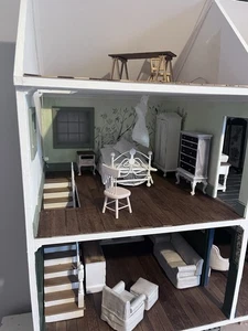 Adult 4 Story Dolls House Project Started. With Furniture And house furnishings - Picture 1 of 18