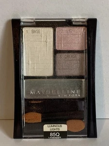 Maybelline Luminous Lights Eyeshadow Quad Lavender Lights New Shimmer 85Q Rare - Picture 1 of 5