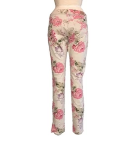 Jeans skinny Denim & Supply Ralph Lauren stampa floreale zip alla caviglia, taglia 30 - Foto 1 di 16