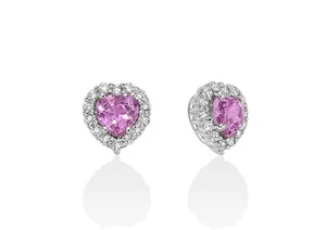 Orecchini Miluna Donna in Oro Zaffiro rosa ERD2637 - Imagen 1 de 1