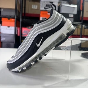 Nike Air Max 97 Black White Reflective Silver Sneaker OG DM0027-001 Mens Size 9 - Picture 1 of 5