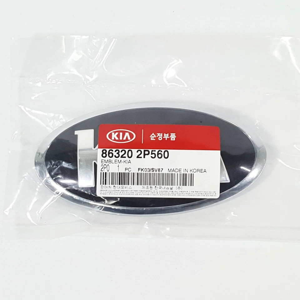 Placa de identificación insignia emblema logotipo parrilla delantera OEM para Kia Sorento 14-15 86320-2P560 Foto 1 de 4
