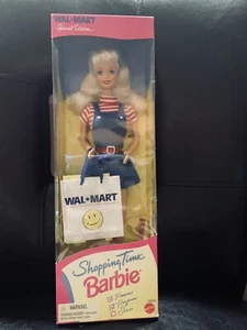 12" Mattel Barbie Puppe "Shopping Time!" Walmart Special Edition 1997 Neu Blond - Bild 1 von 2