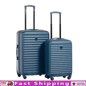 Hardside Rolling Luggage Set 2 Piece Travel Spinner Wheels Expandable Durable US - Picture 1 of 10