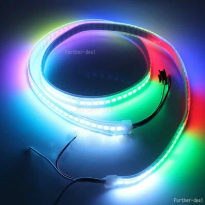 WS2812B Strip LED Lights 5050 RGB 30/60/144 LED/M IC Individual Addressable DC5V - Image 1 of 4