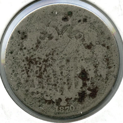 1870 Shield Nickel - C212 Cover