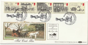 31/7/1984 UK GB FDC - The Royal Mail - Manchester to Altrincham Mailcoach Run - Picture 1 of 2