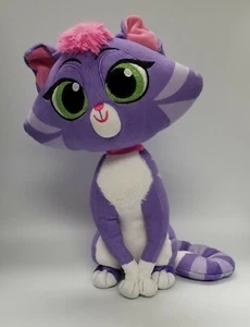 Disney Hissy Plush Puppy Dog Pals 12" Purple Cat - Picture 1 of 12