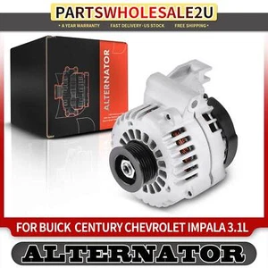 Alternator for Buick Century Chevrolet Impala Lumina Monte Carlo 102A 12V CW 6-G - Picture 1 of 9