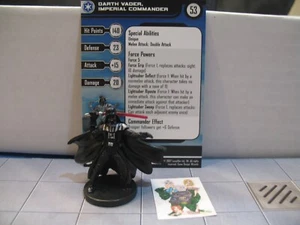 =Star Wars Miniatures BATTLE OF HOTH Darth Vader, Comandante Imperial 12/17 con cd= - Imagen 1 de 1