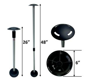 Pactrade Marine Boat Pontoon Cover Support Pole Adjustable Telescopic Anodized 