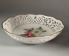 Breakthrough porcelain plate bowl; shape Marienbach ingress white; D19 cm, H5 cm
