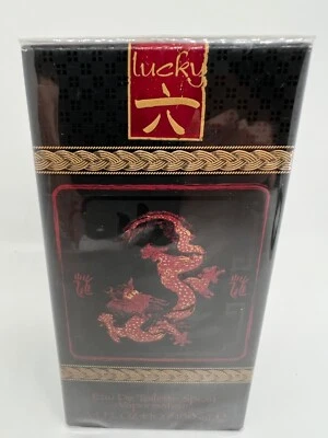 LUCKY NUMBER 6 FOR MEN de LUCKY BRAND 3,4 oz/100 ml spray de colonia en caja Foto 1 de 3