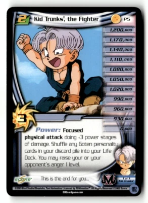 Dragon Ball Z TCG - Kid Trunks, the Fighter P5 - Promo - Buu Saga Score - Image 1 of 2