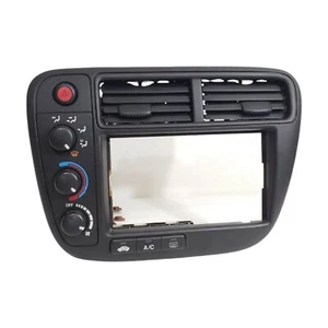 1999-2000 Honda Civic Ex Dx Lx Radio Dash Bezel Panel Assembly 77251-S01-A21Za - Foto 1 di 1