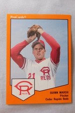 1989 ProCards Cedar Rapids Reds  Baseball Card Pick one