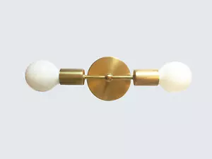 Double Sconce • Lillian • Double Sconce • Mid Century Modern Bathroom Light • Wa - Picture 1 of 5