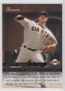 2010 Bowman Expectations Matt Cain Zack Wheeler #BE37