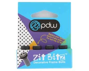 Portland Design Works Zit Bitz Decorative Frame Bolts (Black) (Creatur) (4-Pack) - Picture 1 of 4
