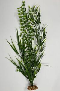 21" MIXED Pea Leaf, Wild Grass, & Bamboo Plastic Plant #820