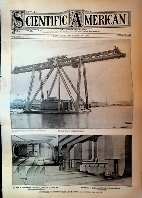 Scientific American Supplement November 28 1903 Berlin Zossen Trolley US Navy - Image 1 of 3