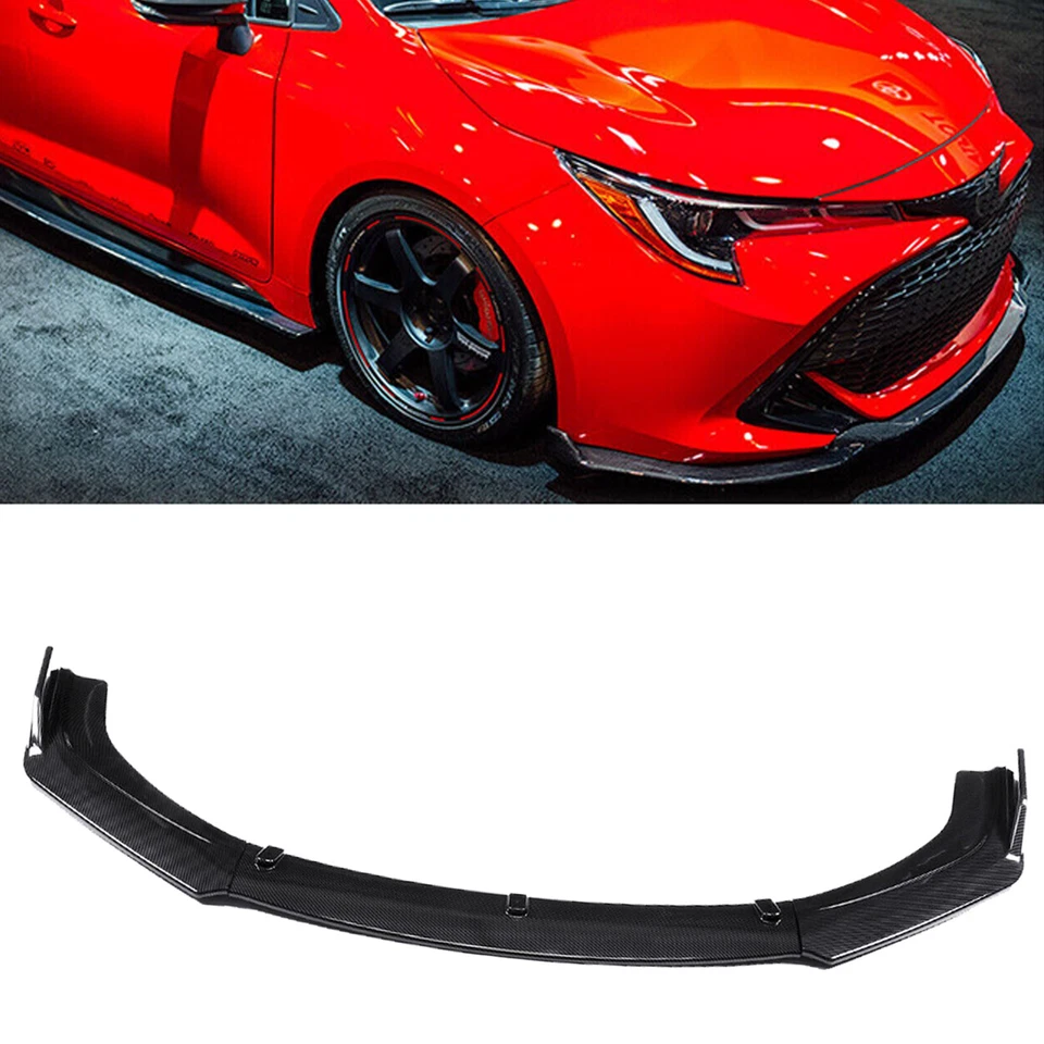 Carbon Fiber Style Front Bumper Lip Splitter Spoiler For Toyota Matrix 2003-2014 Foto 1 de 4