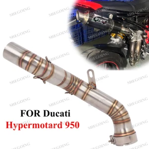 For Ducati Hypermotard 950 19-24 Motorcycle Exhaust Escape System 51MM Muffler - Picture 1 of 7