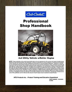 UTV Technical Workshop Service Manual Fit Cub Cadet Volunteer M466 M467 M46F M46 - Picture 1 of 10