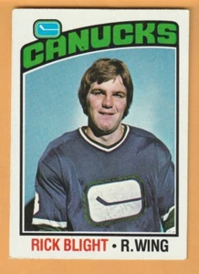 Rick Blight Vancouver Canucks 1976-77 Topps #238 - Picture 1 of 2