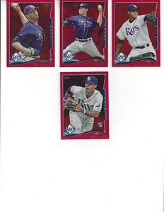 2014 Topps Serie 2 Red Hot Foil Tim Beckham RC Tampa Bay Rays # 605 - Imagen 1 de 1
