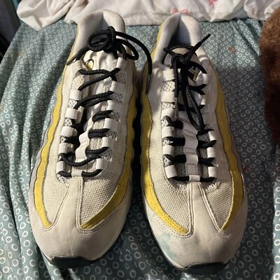 Size 9.5 - Nike Air Max 95 Grey Amarillo 2019 - Image 1 of 4
