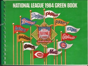1984 National League Major League Baseball Green Book - Picture 1 of 2