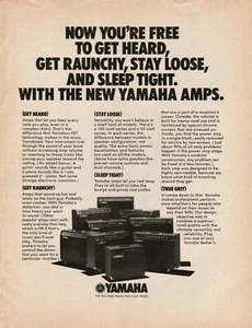1975 Yamaha Guitar Musical Instrument Amplifiers - Vintage Print Advertisement - Picture 1 of 1