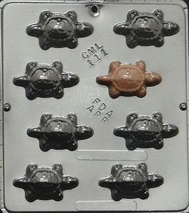 Molde de caramelo de chocolate tortuga mediana para hacer dulces 111 NUEVO - Imagen 1 de 2