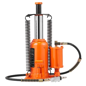 Air Hydraulic Bottle Jack - 20 Ton/40000 LBS All Welded - 10.4-19.7 Inch Lifting - Picture 1 of 11